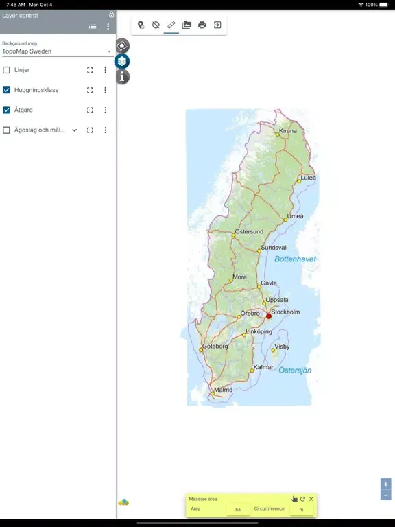 Skogsklok – Moelven Skog iPad  Screenshots