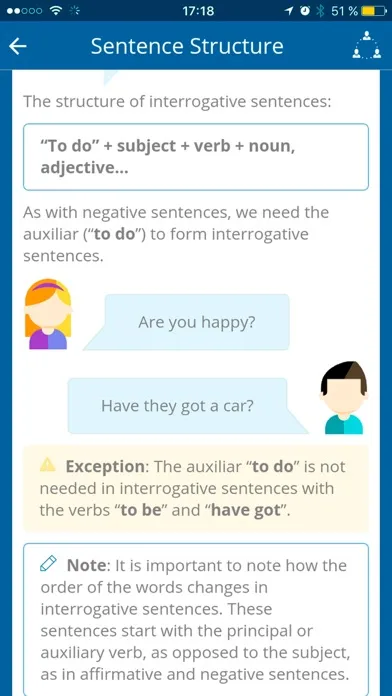 Capturas de tela do English Course - Learn English