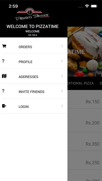 Pizza Time App Screenshots