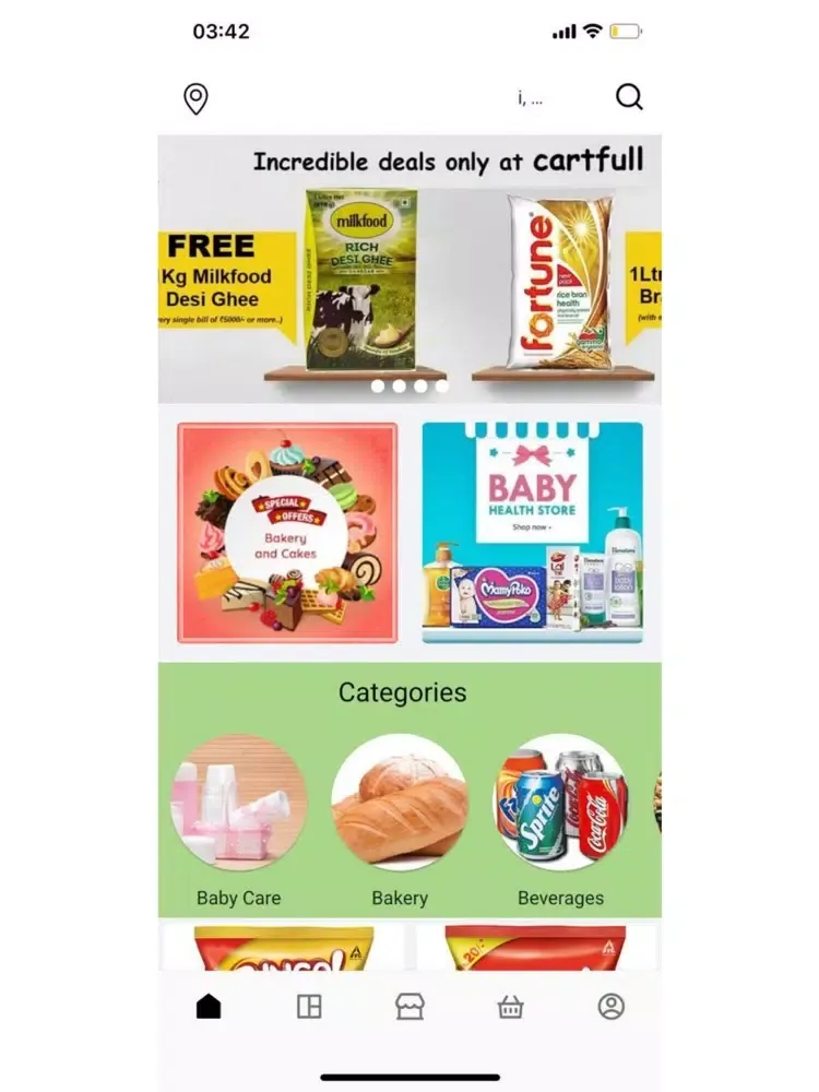 Screenshot di Cartfull Supermarche Store iPad 
