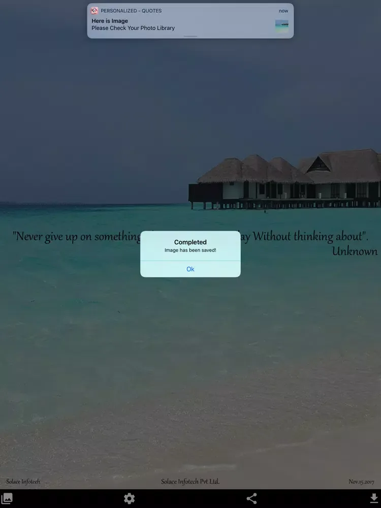 Personalized Quote iPad  Ekran Görüntüleri