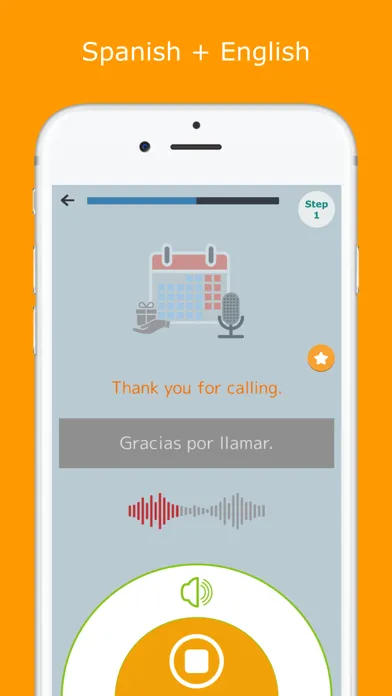 Ảnh chụp màn hình của Speakit: Speak & Learn Spanish