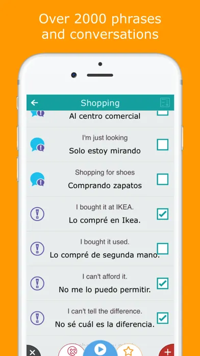 Ảnh chụp màn hình của Speakit: Speak & Learn Spanish