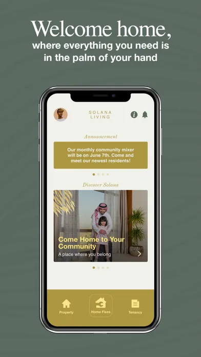 Zrzuty ekranu Solana Living Resident App