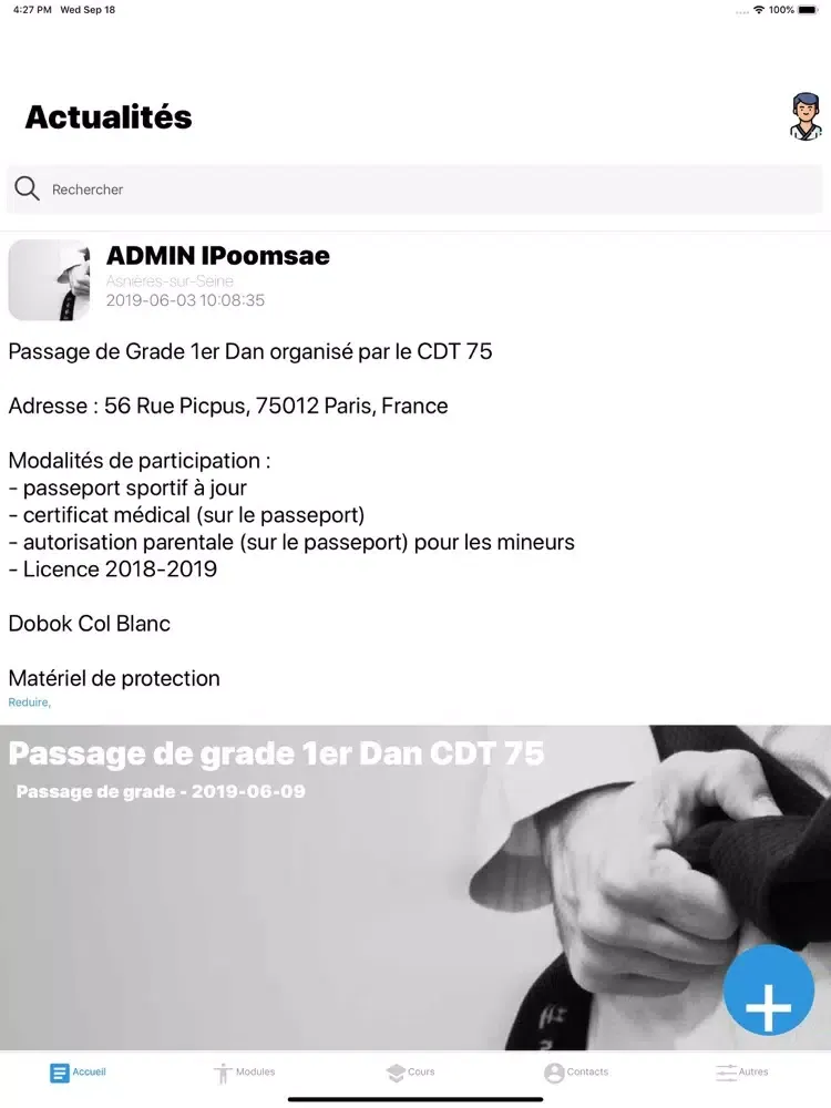 iPoomsae 1re Dan iPad  Screenshots