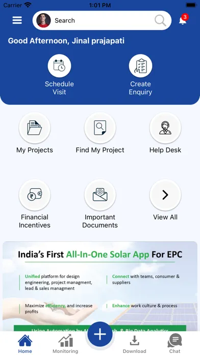 Zrzuty ekranu JJ Solar