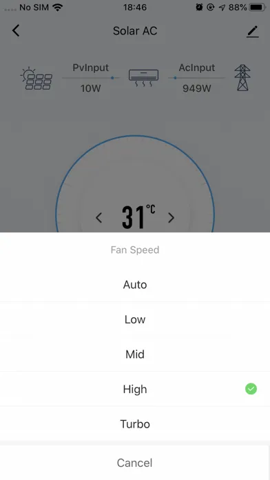Capturas de tela do Solar Aircon