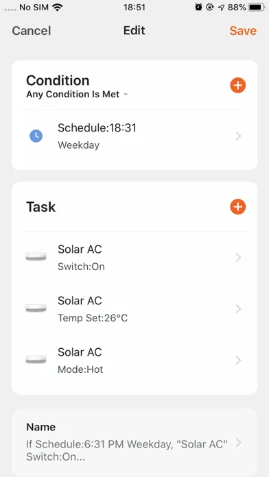 Capturas de tela do Solar Aircon