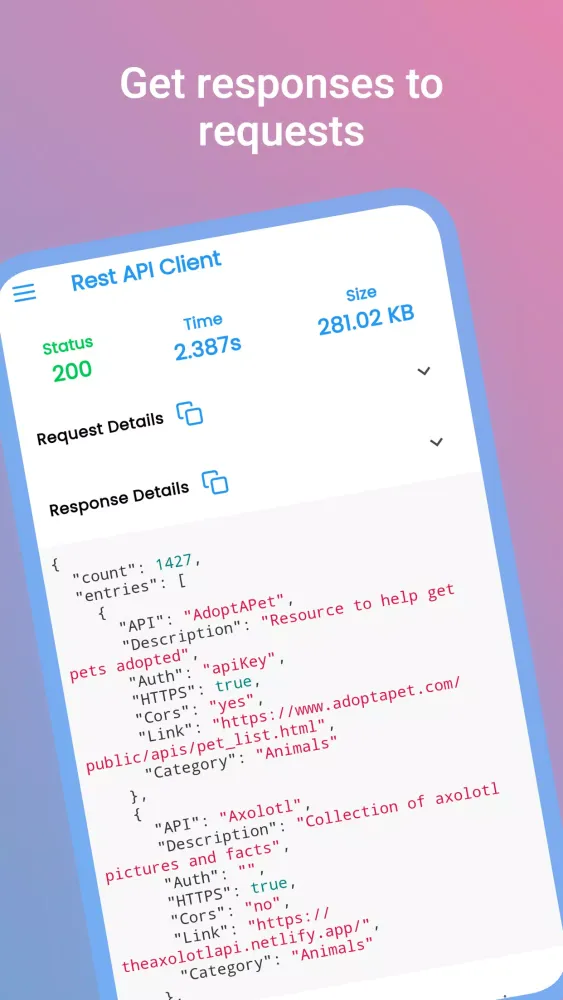 صور Rest API Client