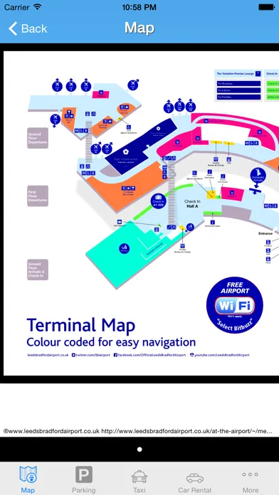 Leeds Bradford Airport - iPlane Flight Information Ekran Görüntüleri