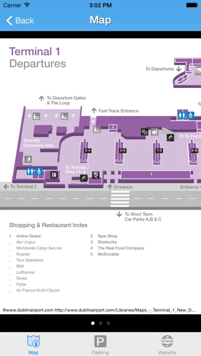 Скриншоты Dublin Airport - iPlane Ireland Flight Information