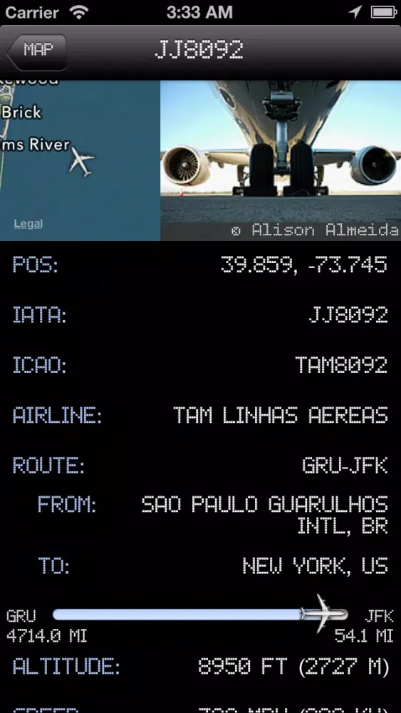 Chicago IL Airport - iPlane2 Flight Information سکرین شاٹس