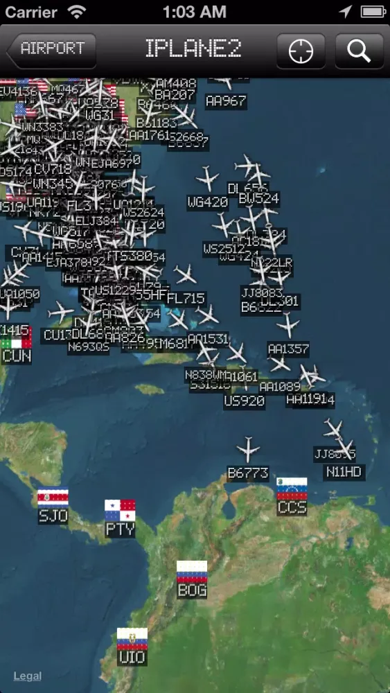 Chicago IL Airport - iPlane2 Flight Information سکرین شاٹس