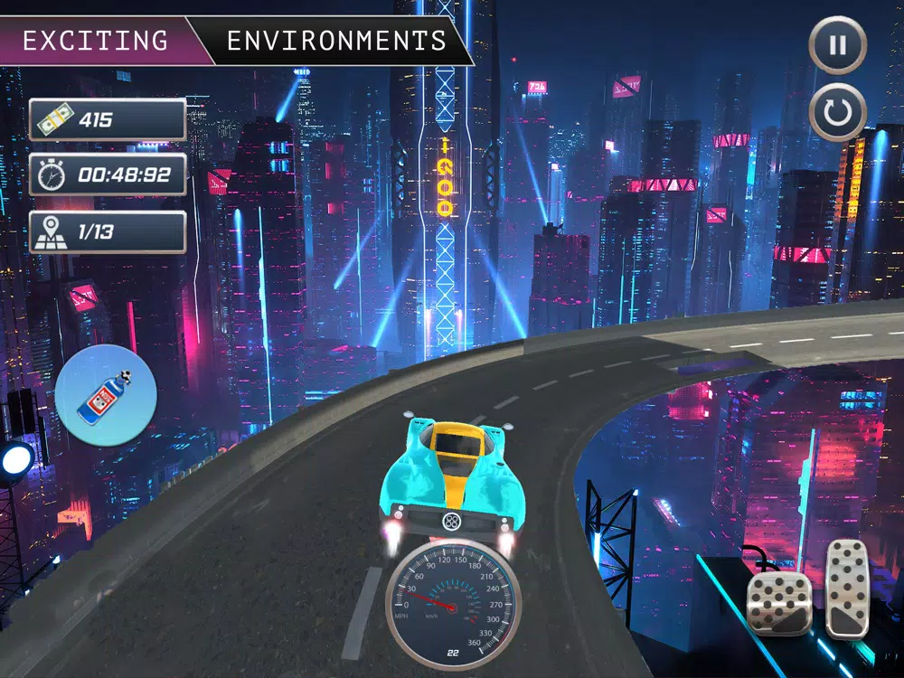 Ramp Stunt Car iPad  स्क्रीनशॉट