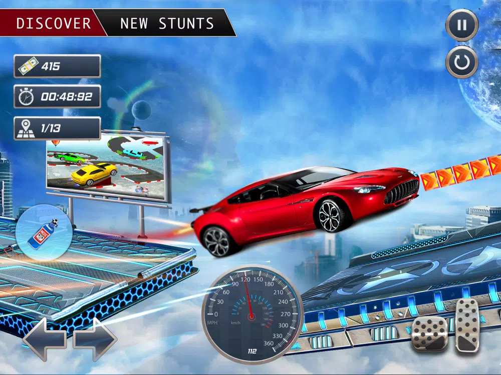 Ramp Stunt Car iPad  स्क्रीनशॉट