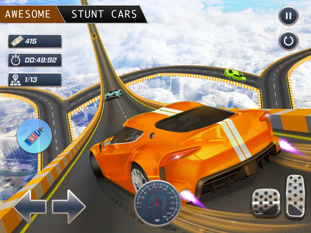 Ramp Stunt Car iPad  स्क्रीनशॉट