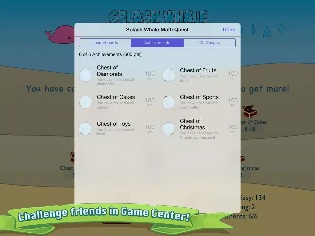 Screenshot di Splash Whale Math Quest iPad 