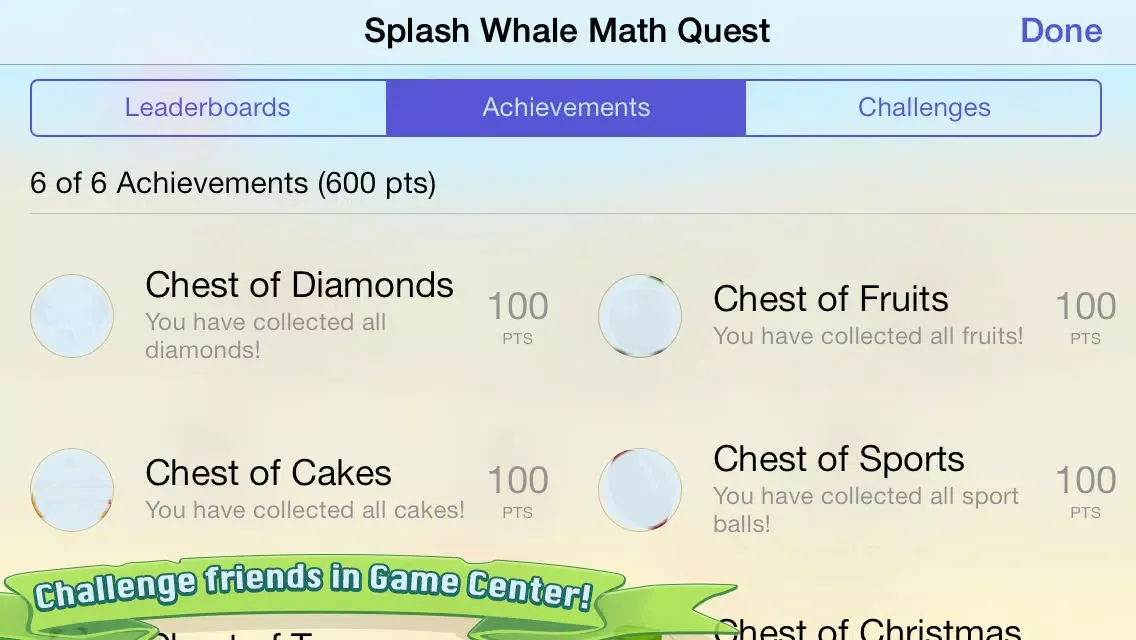 Screenshot di Splash Whale Math Quest