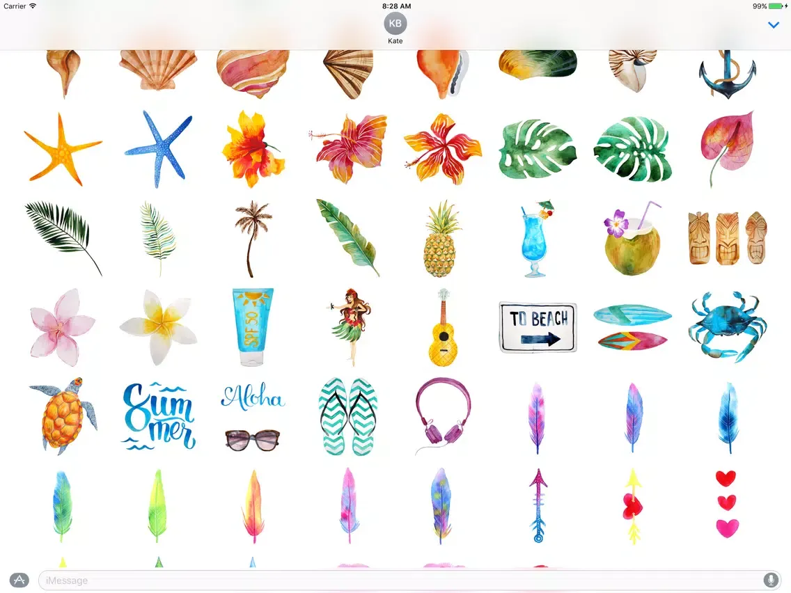 Capturas de tela do Watercolor Mega Pack iPad 