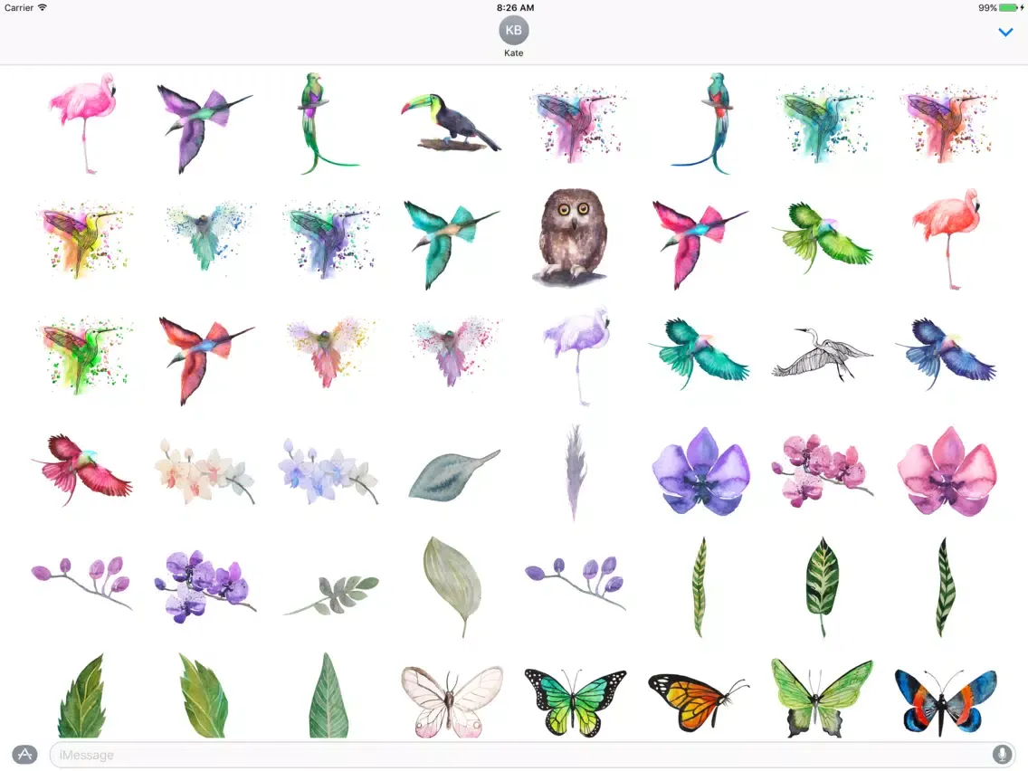 Capturas de tela do Watercolor Mega Pack iPad 