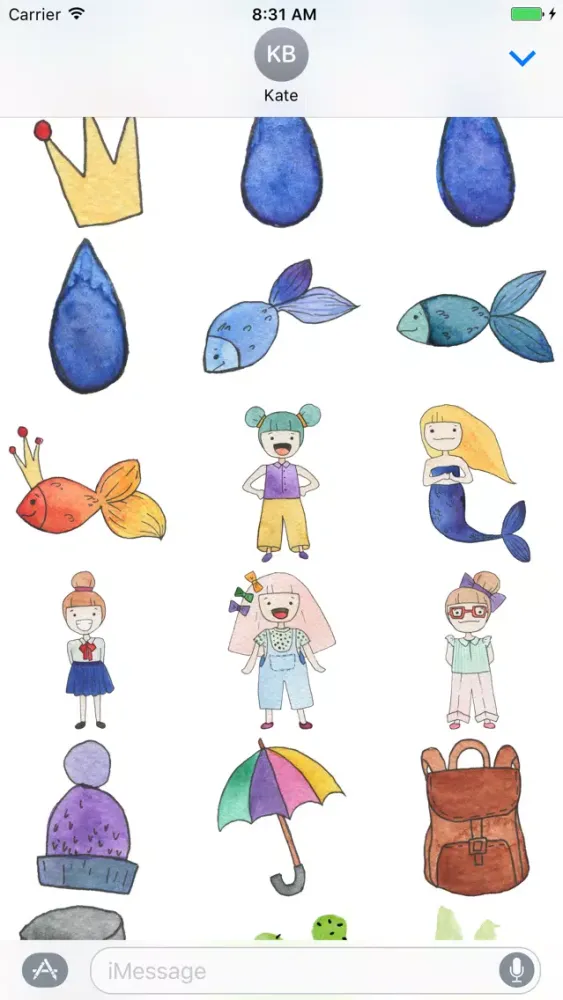 Capturas de tela do Watercolor Mega Pack