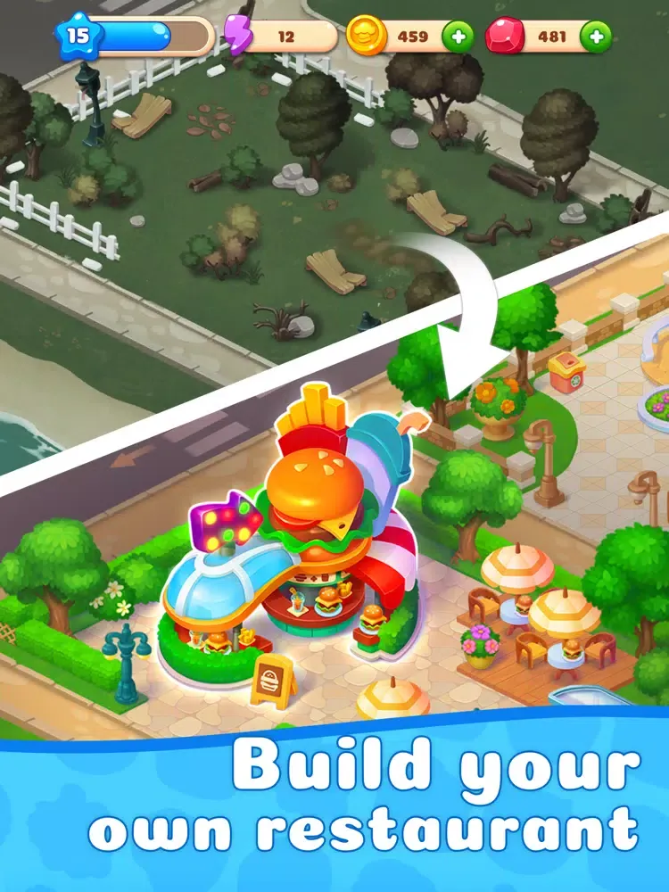 Capturas de pantalla de Cooking Merge: Cafe Diary iPad 