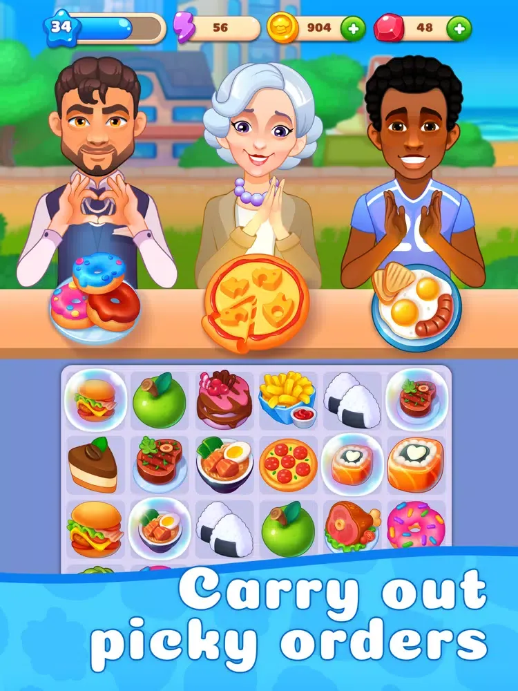 Capturas de pantalla de Cooking Merge: Cafe Diary iPad 