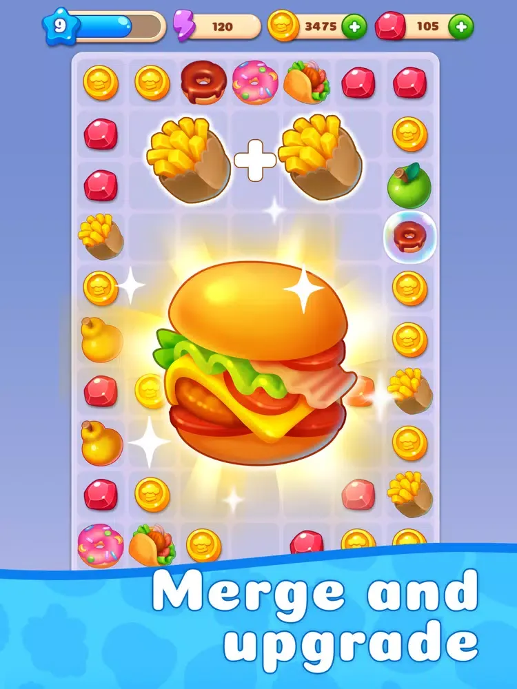 Capturas de pantalla de Cooking Merge: Cafe Diary iPad 