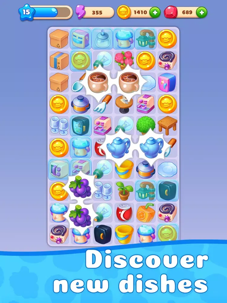 Capturas de pantalla de Cooking Merge: Cafe Diary iPad 