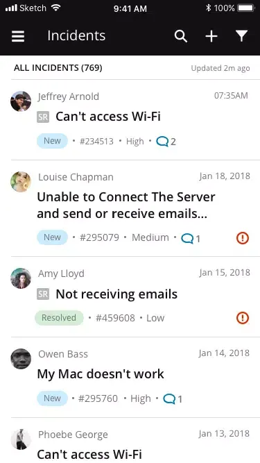 SolarWinds Service Desk Screenshots