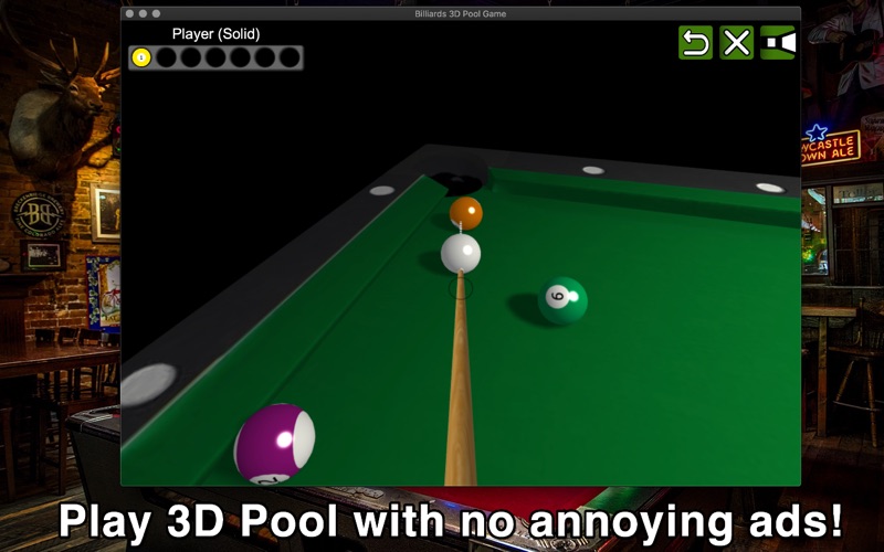 ภาพหน้าจอของ Billiards 3D Pool Game