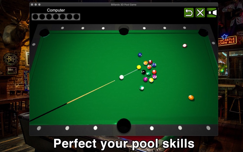 ภาพหน้าจอของ Billiards 3D Pool Game