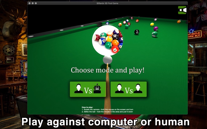 ภาพหน้าจอของ Billiards 3D Pool Game