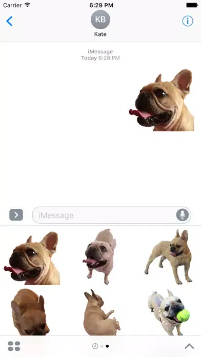 Frenchie Stickers Pack Ekran Görüntüleri