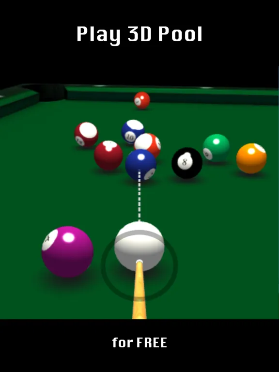 Billiards 3D Pool Game iPad  스크린샷