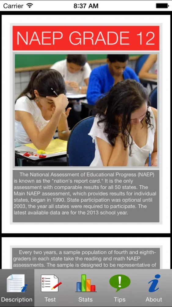 صور NAEP 12 Tests
