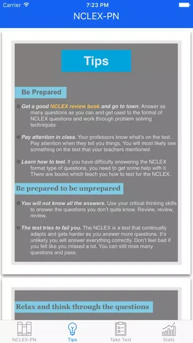 NCLEX-PN Tests 스크린샷