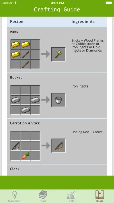 Captures d'écran de MineTrivia: Craft Quiz & Guide