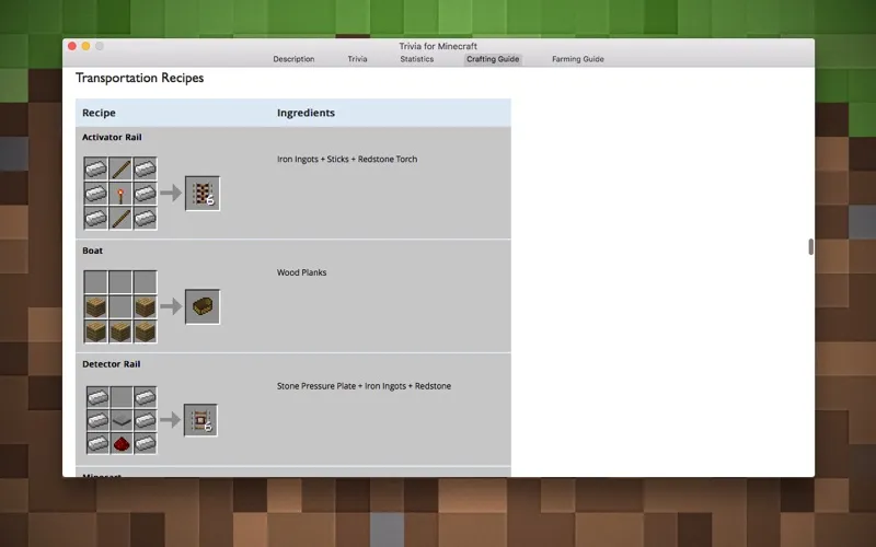Trivia for Minecraft - Craft Guide and Quiz应用截图