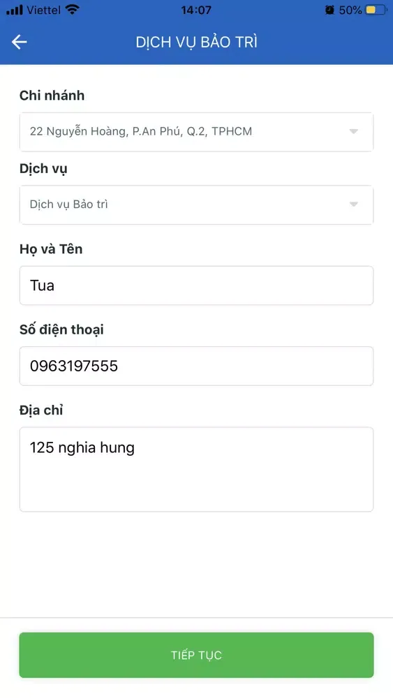 Tangkapan skrin Thiên An