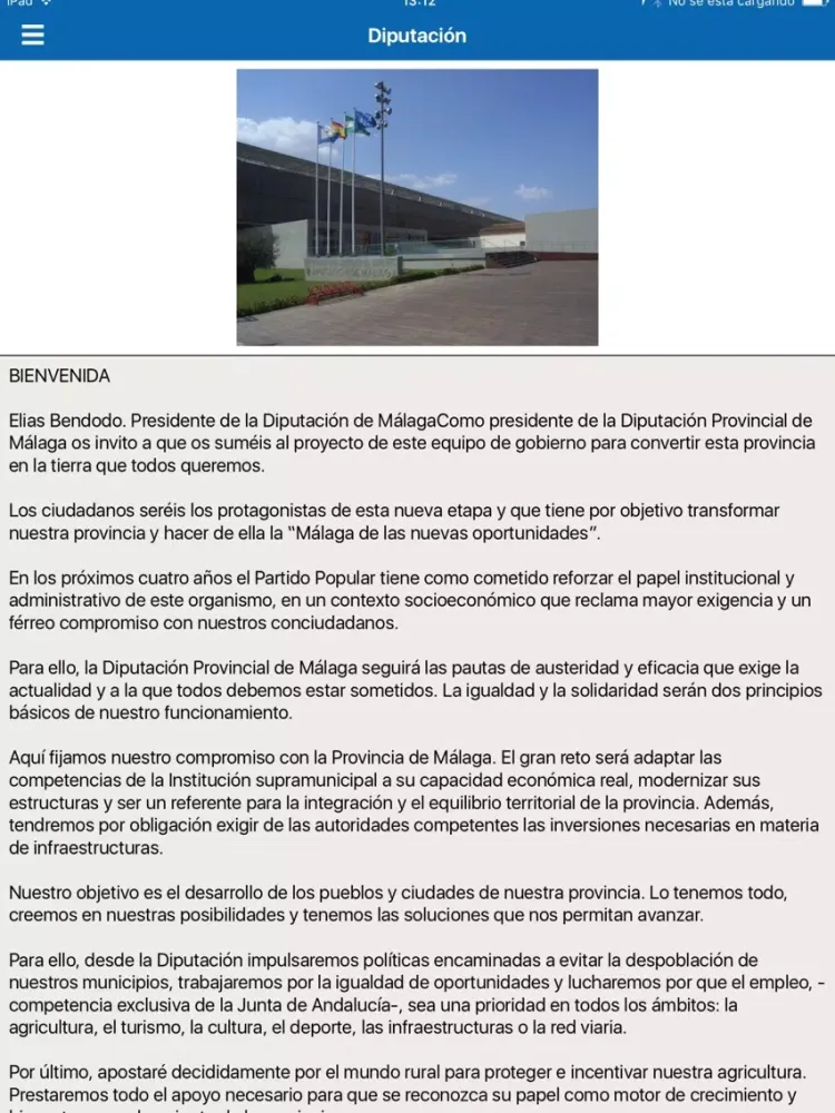 Asociaciones en Red - Diputación de Málaga iPad  スクリーンショット