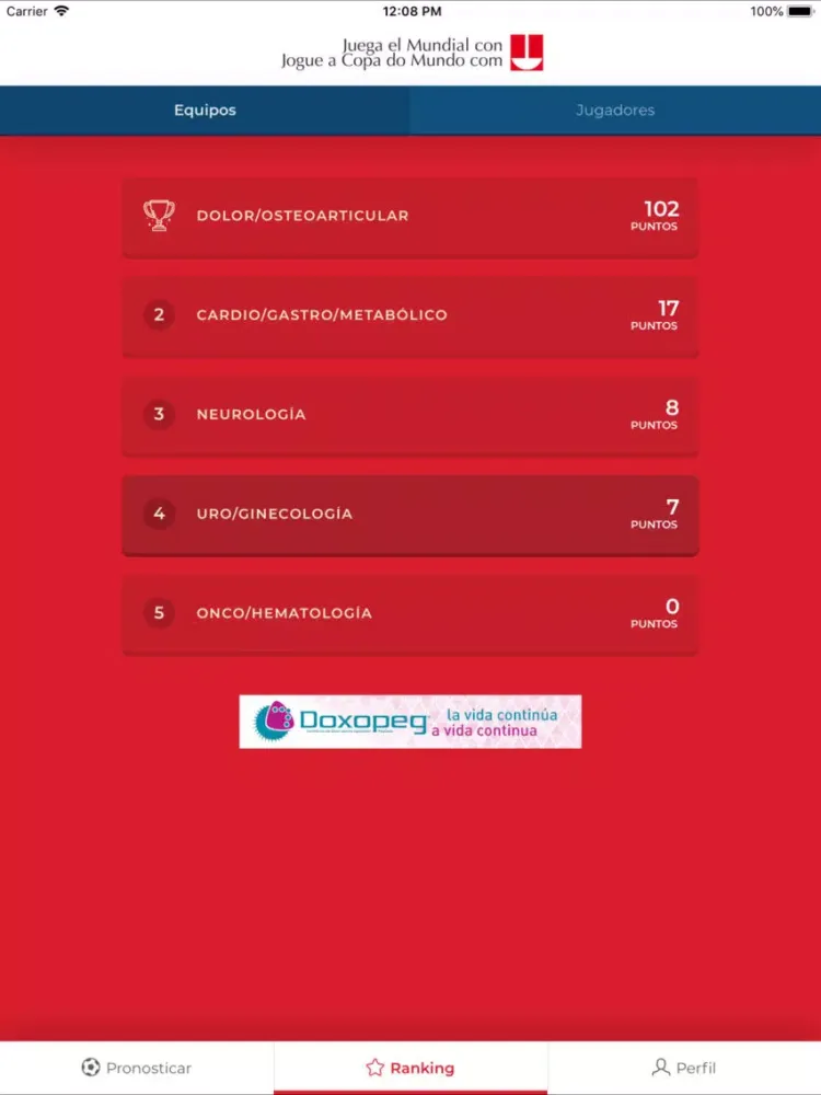 Screenshot di Juega el Mundial iPad 