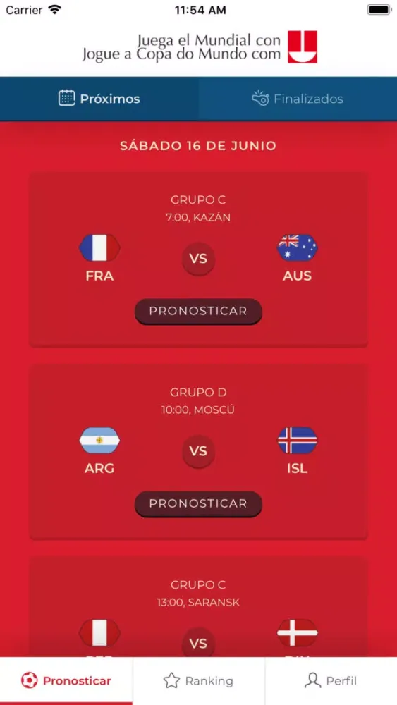 Screenshot di Juega el Mundial