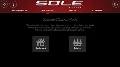 SOLE Fitness App स्क्रीनशॉट