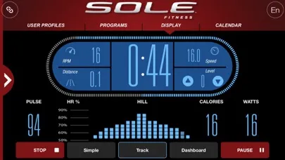 SOLE Fitness App स्क्रीनशॉट