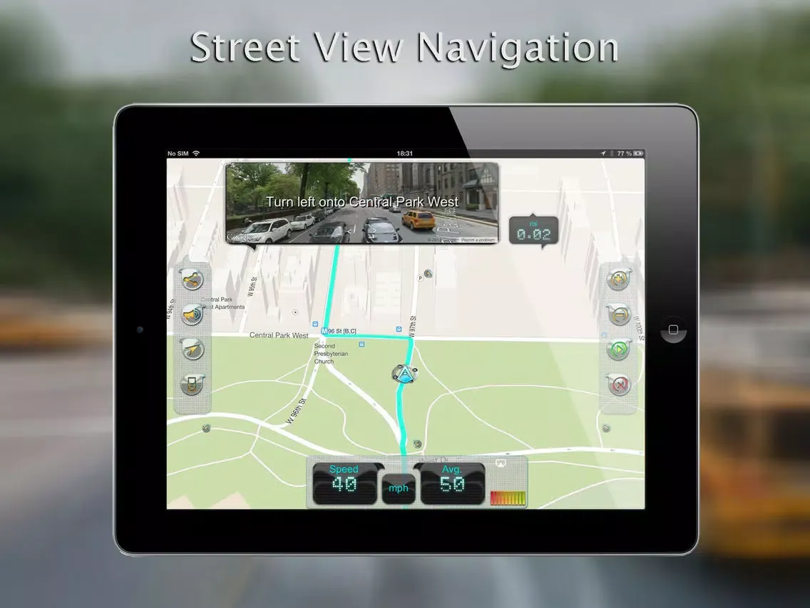 ภาพหน้าจอของ iWay GPS Navigation - Turn by turn voice guidance with offline mode iPad 