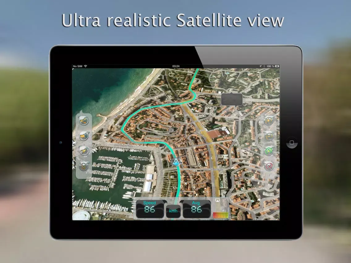 iWay GPS Navigation for iPad - Turn by turn voice guidance with offline mode iPad  স্ক্রিনশট