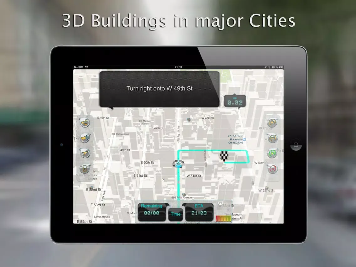 iWay GPS Navigation for iPad - Turn by turn voice guidance with offline mode iPad  স্ক্রিনশট