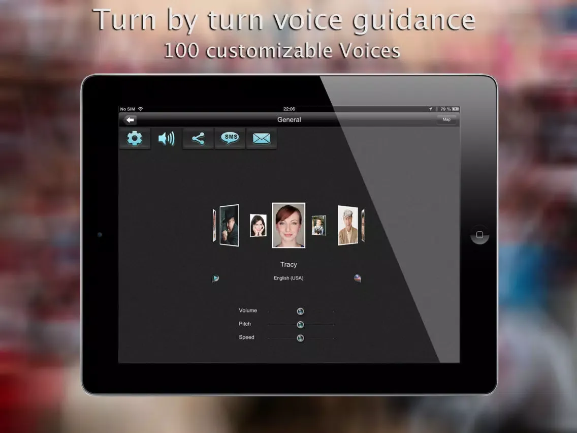 iWay GPS Navigation for iPad - Turn by turn voice guidance with offline mode iPad  স্ক্রিনশট