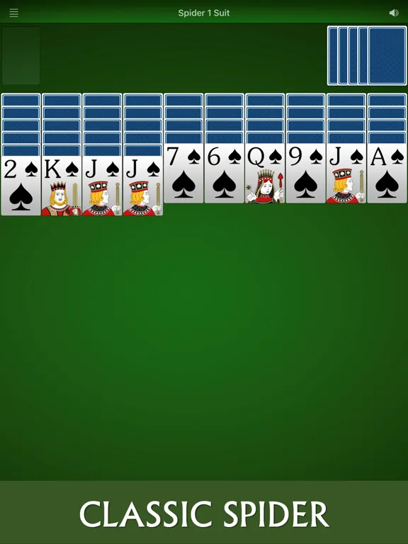 Solebon Spider Solitaire iPad  스크린샷
